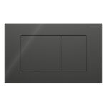 Geberit Sigma Slimline 8cm Frame with Sigma40 Square Flush Plate Lava Glass