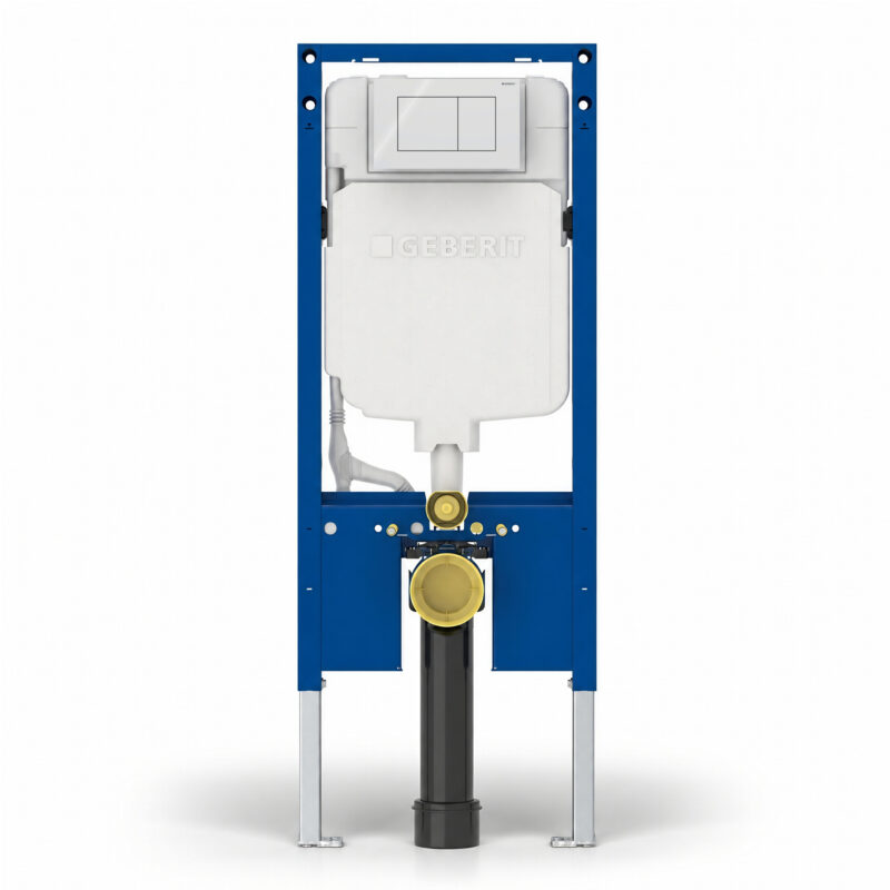 Geberit Sigma Slimline 8cm Frame & Sigma40 Square Flush Plate White Glass Geberit Sigma Slimline 8cm Frame & Sigma40 Square Flush Plate White Glass