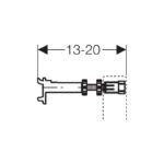 Geberit Duofix Wall Anchoring for System Set