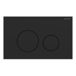 Geberit Sigma 98cm Frame & Cistern with Sigma40 Round Flush Plate Matt Black
