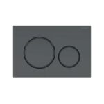 Geberit Sigma 98cm Frame & Cistern with Sigma20 Round Flush Plate Matt Black