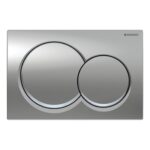 Geberit Alpha01 Round Dual Flush Plate Chrome