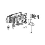 Geberit DuoFresh Module for Sigma 12cm with Automatic Actuation Grey