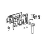 Geberit DuoFresh Module for Sigma 12cm with Manual Actuation Chrome