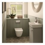 Geberit Alpha01 Square Dual Flush Plate Chrome