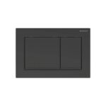 Geberit Omega20 Dual Flush Plate Matt Black/Black