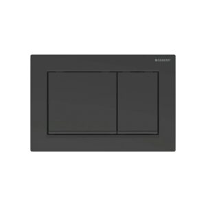 Geberit Omega20 Dual Flush Plate Matt Black/Black