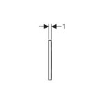 Geberit Omega30 Flush Plate Gloss Chrome