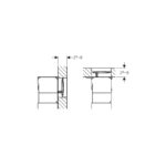 Geberit Omega60 Flush Plate White Glass