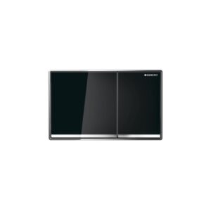 Geberit Omega60 Flush Plate Black Glass