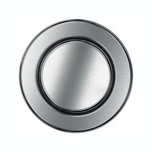 Geberit Palm Push WC Flush Control Pneumatic Brushed Steel