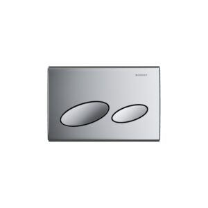 Geberit Flush Plate Kappa20 Dual Flush, Plastic, Gloss Chrome