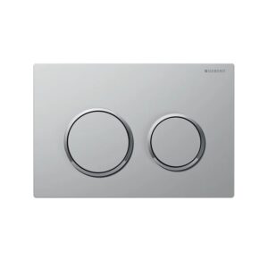 Geberit Kappa21 Dual Flush Plate Matt/Gloss Chrome