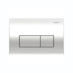 Geberit Flush Plate Kappa50 Dual Flush, Zinc, Gloss Chrome