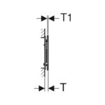 Geberit Sigma70 Dual Flush Plate for 12cm Cistern Lava