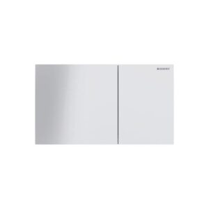 Geberit Sigma70 Dual Flush Plate White Glass