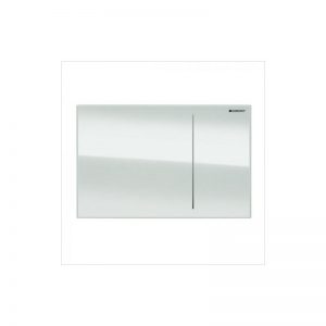 Geberit Sigma70 Flush Plate for Sigma 8cm White Glass
