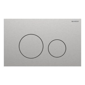 Geberit Sigma 40 Actuator Plate Dual Flush Round Stainless Steel