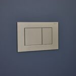 Geberit Sigma40 Stainless Steel Dual Flush Plate Square Brushed Nickel