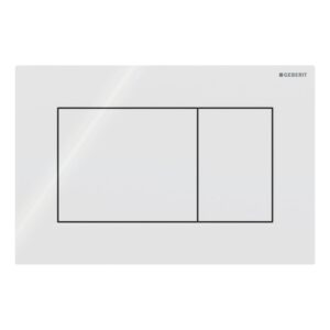 Geberit Sigma 01 Dual Flush Plate Square White