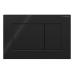 Geberit Sigma 01 Dual Flush Plate Square Black