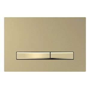 Geberit Sigma50 Dual Flush Plate Brushed Brass