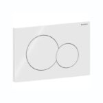 Geberit Flush Plate Sigma01 Dual Flush, Plastic, White Alpine