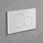 Geberit Flush Plate Sigma01 Dual Flush, Plastic, White Alpine