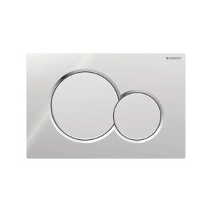 Geberit Sigma01 Dual Flush Plate Plastic Chrome