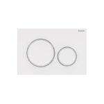 Geberit Sigma 20 Dual Flush Plate White/Matt White