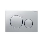 Geberit Sigma20 Dual Flush Plate Matt Chrome
