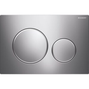 Geberit Sigma20 Dual Flush Plate Gloss/Matt/Gloss Chrome