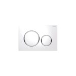 Geberit Sigma20 Dual Flush Plate White/Gloss Chrome/White