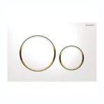 Geberit Sigma20 Dual Flush Plate White/Gold