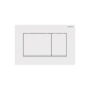 Geberit Sigma 30 Dual Flush Plate White/Matt White