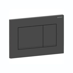 Geberit Sigma20 Dual Flush Plate Matt Black Easy-To-Clean