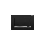 Geberit Sigma30 Dual Flush Plate Black/Bright Chrome/Black