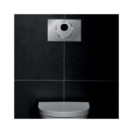 Geberit Sigma10 Mains Powered Touchless Flush Plate Brushed Steel