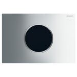 Geberit Sigma10 Touchless Dual Flush Plate Mains Gloss Chrome