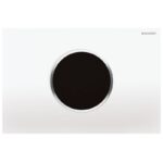 Geberit Sigma10 Touchless Dual Flush Plate Mains White