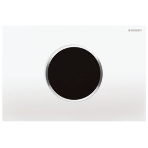 Geberit Sigma10 Touchless Dual Flush Plate Mains White