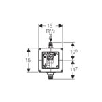 Geberit Universal Urinal Installation Set