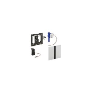 Geberit Urinal Flush Control Mains, Sigma50, Brushed Chrome