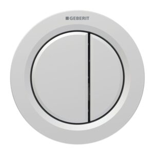 Geberit Type 01 Pnuematic Dual Flush Button Matt Chrome