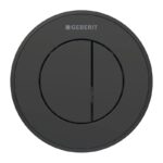 Geberit Type 10 Pnuematic Dual Flush Button Matt Black