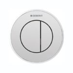 Geberit Type 10 Dual Flush Button Round 12/15cm Gloss Chrome