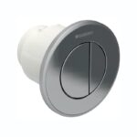 Geberit Type 10 Dual Flush Button Round 12/15cm Gloss Chrome