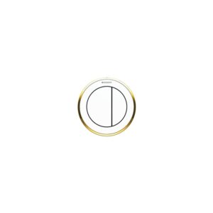 Geberit Dual Flush Button Type 10 8cm White/Gold/White