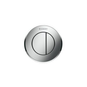Geberit Dual Flush Button Type 10 8cm Matt/Gloss/Matt Chrome