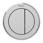 Geberit Type 10 Pnuematic Dual Flush Button Furniture Actuator Matt Chrome